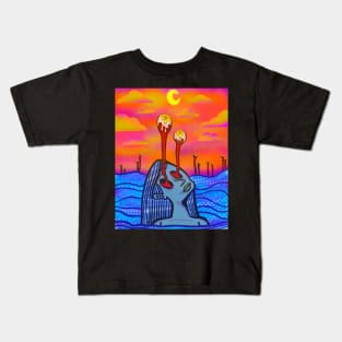 Sunset freedom Kids T-Shirt